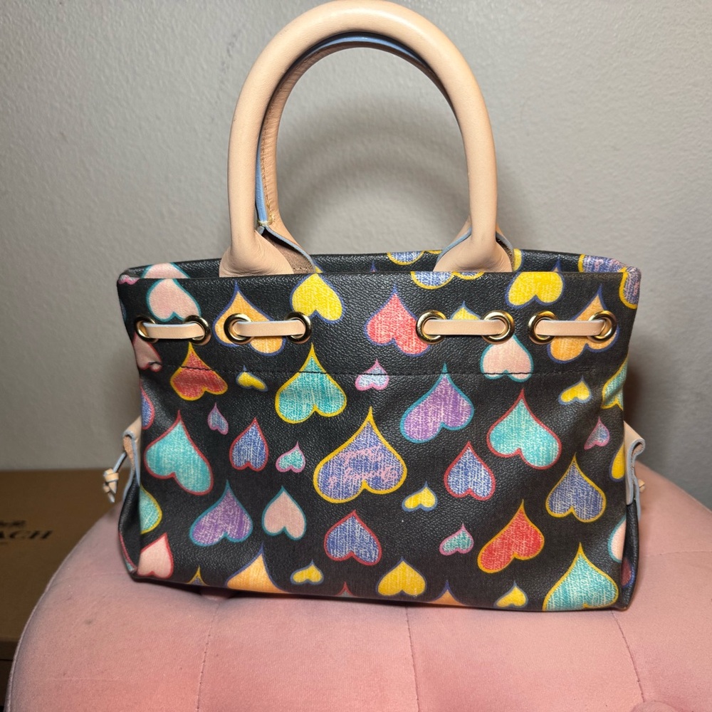 Y2K Dooney & Bourke Crayon Hearts - Picture 2 of 8